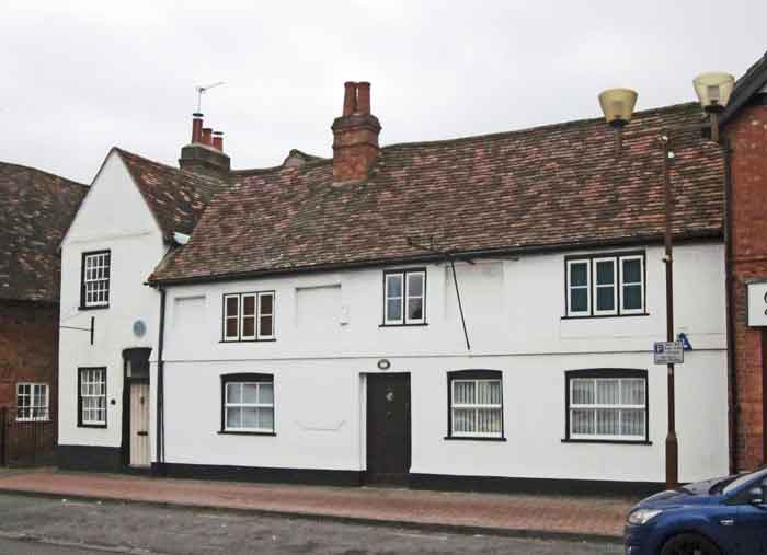 houses faced in white